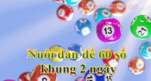 Khái niệm nuôi dàn đề 60 số khung 2 ngày là gì